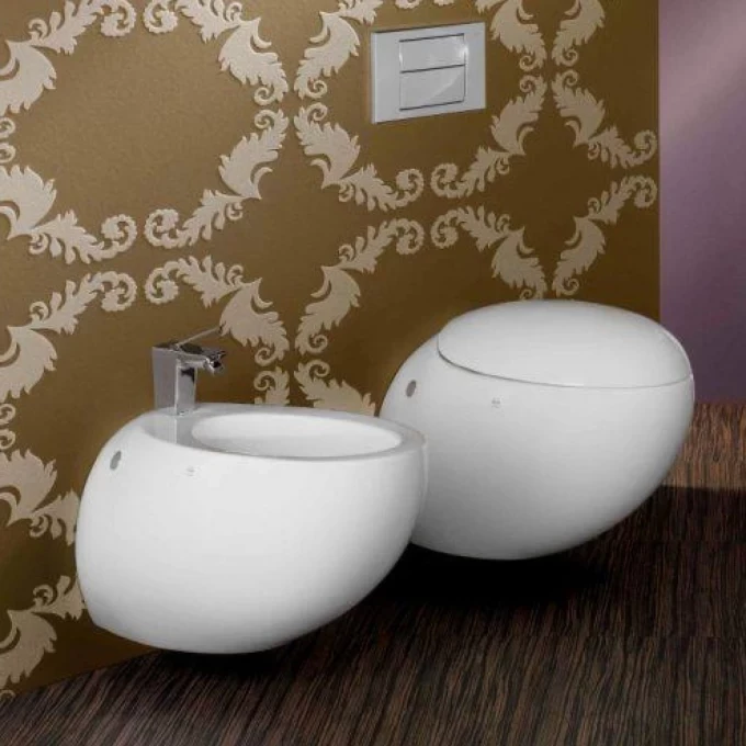 LAUFEN биде подвесное, IL BAGNO ALESSI ONE - 8.3097.1.400.304.1