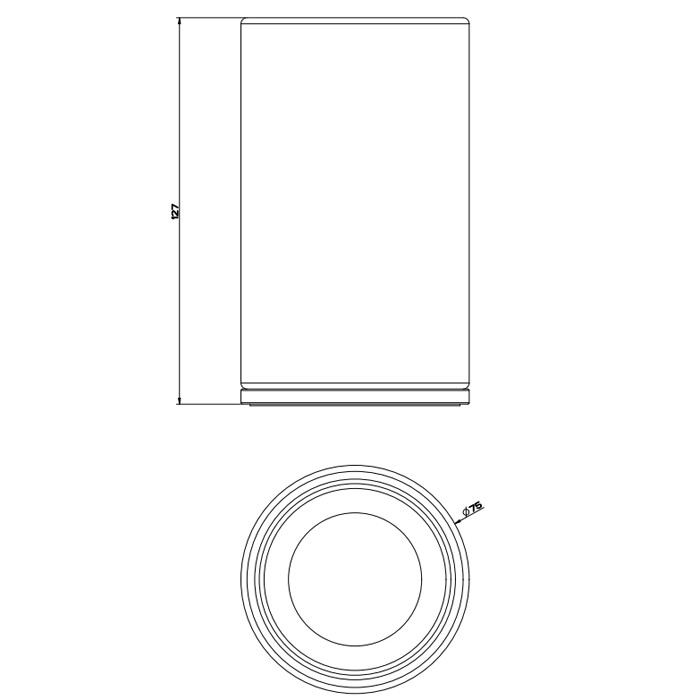 Gessi Стакан для зубных щеток настольный, Inciso, 58532#299 цвет: черный/nero xl