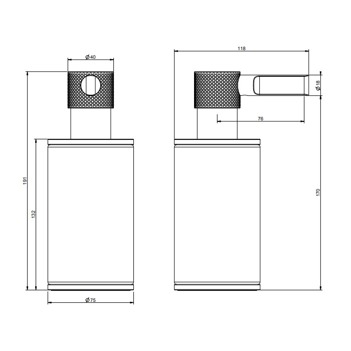 Gessi Дозатор для жидкого мыла, настольный, Inciso, 58538#246 цвет: золото/черный
