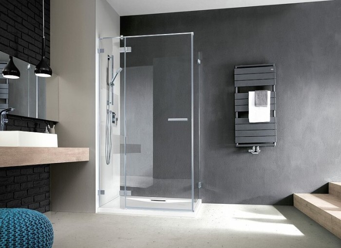 Radaway душевая дверь kdj 80 профиль хром стекло прозрачное, Euphoria - 383812-01L