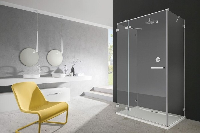 Radaway душевая дверь kdj 80 профиль хром стекло прозрачное, Euphoria - 383812-01L