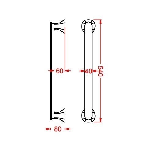 ArtCeram держатель для полотенца, cic003 01 civitas цвет: белый глянцевый