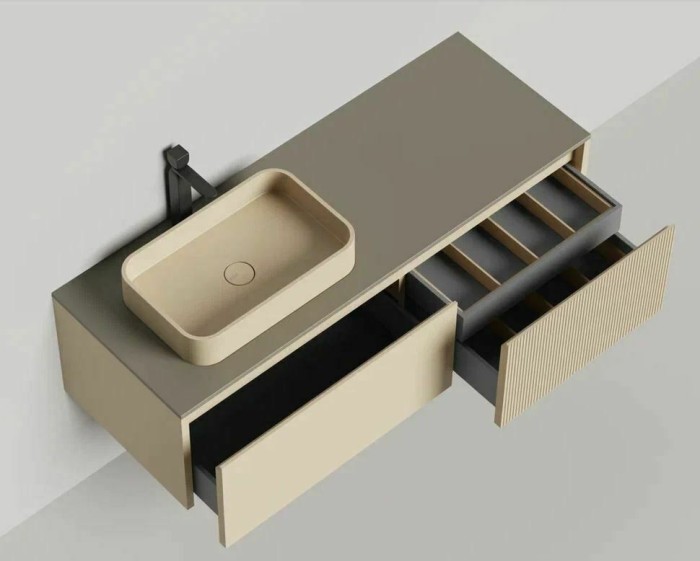 Salini подвесная тумба 1400, domino, 27d114 цвет: бежевый