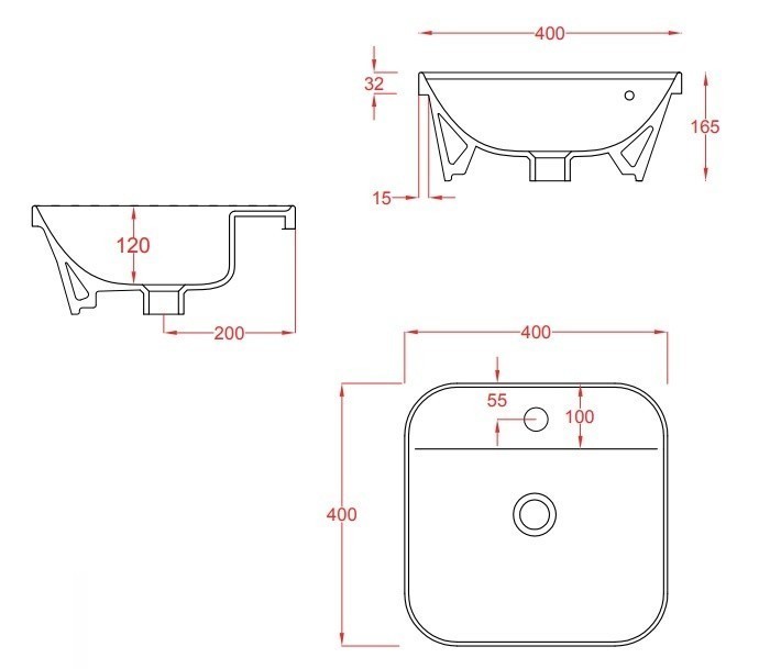 ArtCeram раковина (врезная), gil008 01 00 gio evolution цвет: белый глянцевый