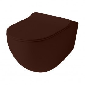 ArtCeram сиденье с крышкой для унитаза, fla014 39 file 2.0 цвет: коричневый