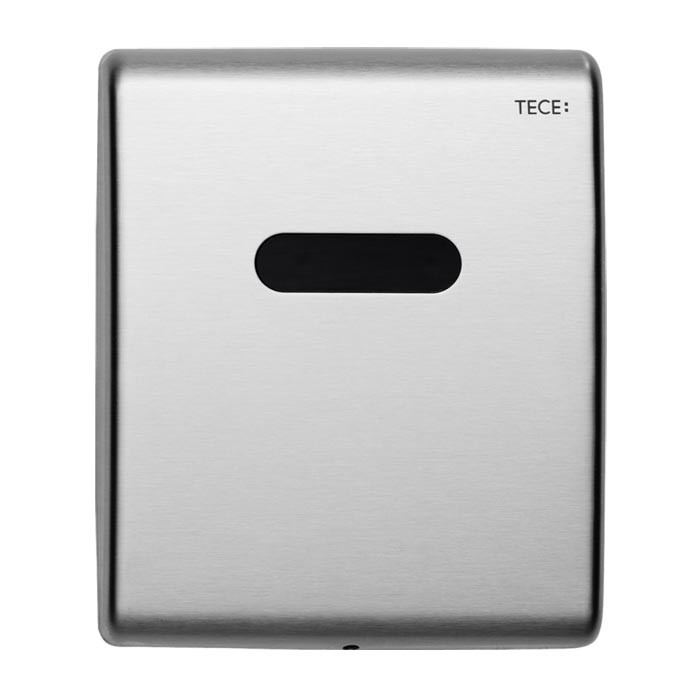 TECE панель смыва с инфракрасным датчиком, 6 v батарея, нерж. сталь, сатин, planus urinal - 9242350
