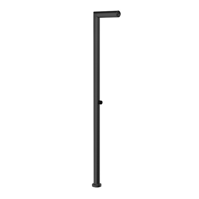 Gessi Душевая стойка, для установки на улице, напольная, на 1 выход, без ручки и верхнего душа, Outdoor, 63201#299 цвет: black xl