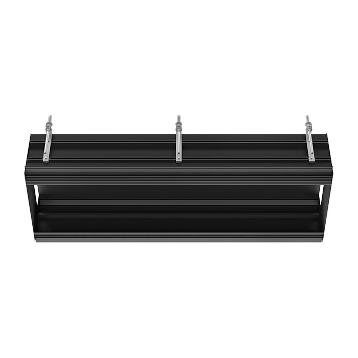 Gessi Профиль линейный 1090 мм, для 5 модулей, установка Shift-Fix, Binario, 61012#299 цвет: black xl