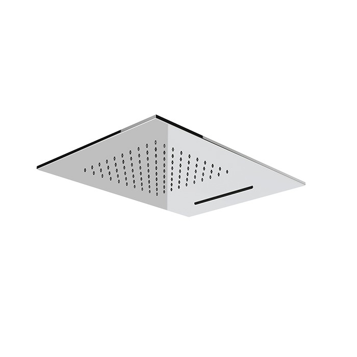 Gessi Верхний душ, потолочный, с функцией ТРОПИЧЕСКИЙ ЛИВЕНЬ/ВОДОПАД, Emporio shower, 33189#239 цвет: steel brushed