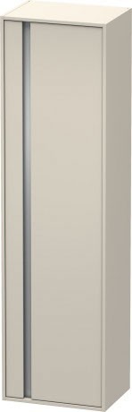 Duravit шкаф высокий правый, с полками, ketho, kt1265r9191 цвет: серо-коричневый