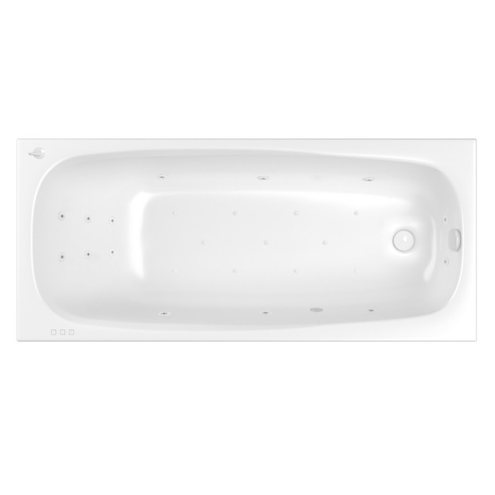 Ванна slim 180x80 ultra, Whitecross Layla, белый арт. 0122.180080.100.ULTRA.WH