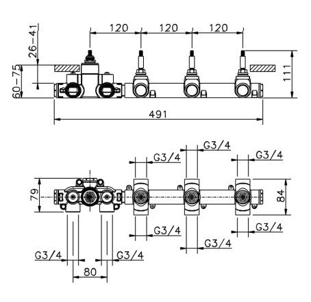 Cisal внутренний механизм смесителя для ванны za01r30004 cisal
