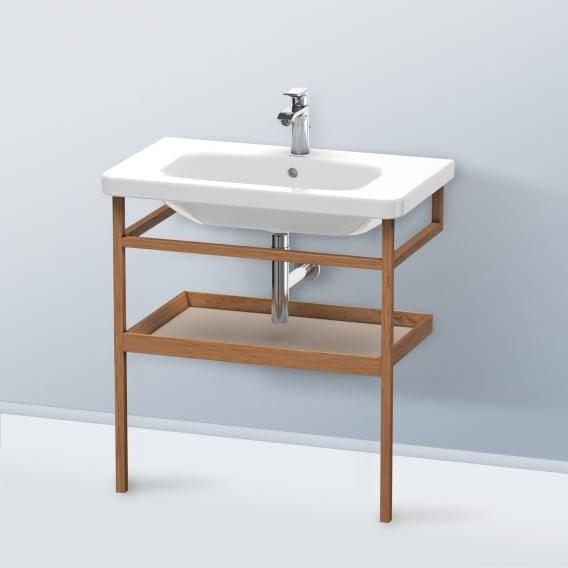 Duravit консоль с полочкой для раковины/базальт, durastyle, ds988204377 цвет: американский орех/базальт матовый
