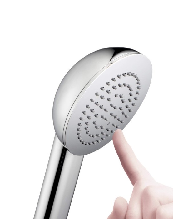 Bossini лейка для душа 1 режим, ronda, хром арт. b00190.030