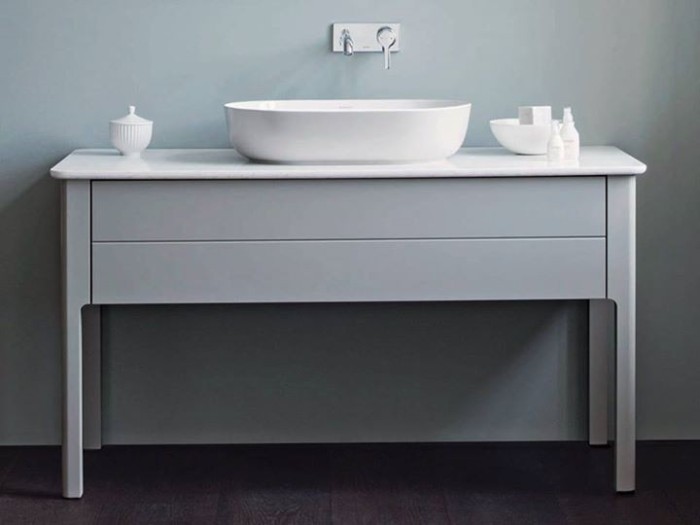Duravit столешница для раковины кварцевый камень структурный, luv, lu946601717