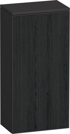 Duravit средний шкаф петли справа 240 мм х 400 мм х 819 мм, zencha, ze1350r16800000 цвет: чёрный дуб/графит суперматовый