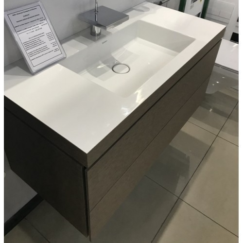 Duravit тумба подвесная под раковину, l-cube, lc6242 4949 цвет: графит матовый