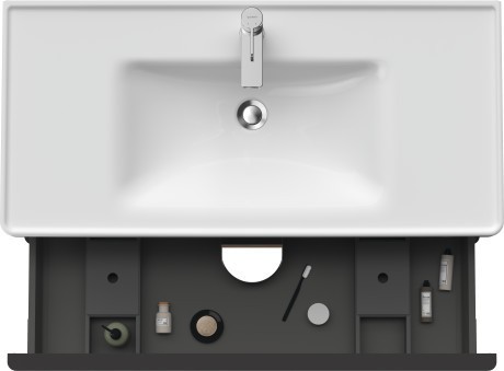 Duravit тумба подвесная под раковину 984 мм х 452 мм, d-neo, de435602121 цвет: орех темный