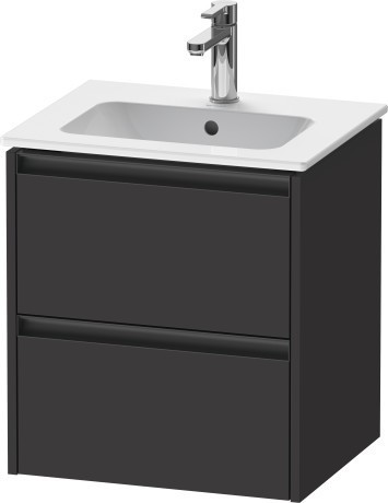Duravit тумба подвесная под раковину 420 мм х 510 мм х 549 мм, ketho.2, k25261080800000 цвет: графит суперматовый