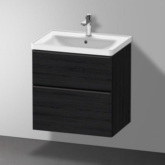 Duravit тумба подвесная под раковину 634 мм х 452 мм, d-neo, de435401616 цвет: чёрный дуб