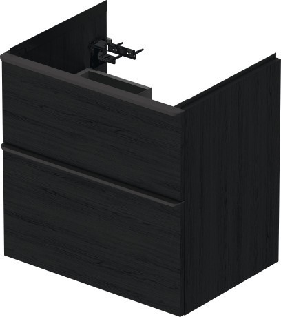Duravit тумба подвесная под раковину 634 мм х 452 мм, d-neo, de435401616 цвет: чёрный дуб