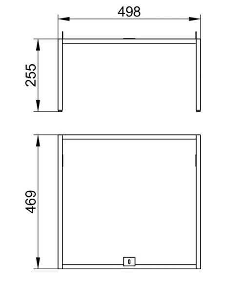 Keuco напольные ножки лак инокс, plan, арт. 32998 290001