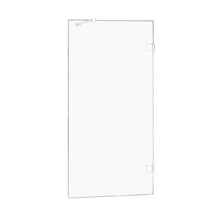 Шторка для ванны 50x150, New trendy Avexa white, белый арт. EXK-2960-WP