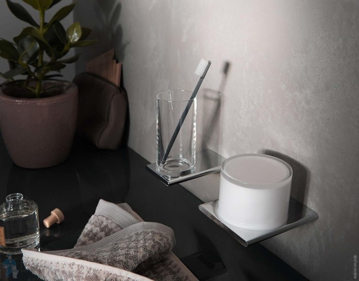 Keuco держатель стакана, edition 400, хром арт. 11550 019000