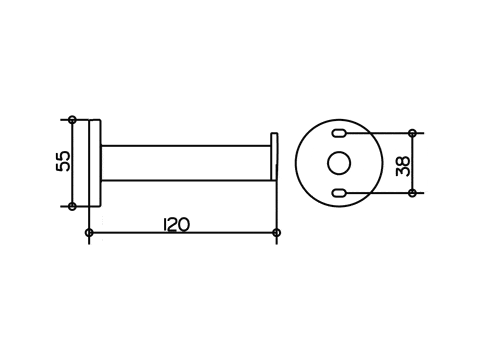 Keuco держатель для запасного рулона туалетной бумаги, plan, хром арт. 14963 010000