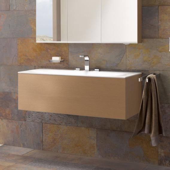 Keuco тумба подвесная под раковину с одним выдвижным фронтом, с внутренней светодиодной подсветкой, edition 11, кашемир арт. 31361 280100