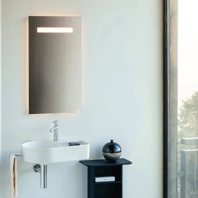 LAUFEN зеркало leelo 500 мм, с горизонтальной led подсветкой 4000k, ip44, LEELO - 4.4762.2.950.144.1