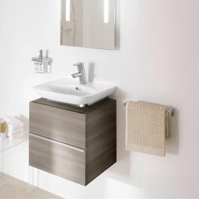 LAUFEN шкафчик под раковину 81070.2, 81070.3, 2 выдвижных ящика, дуб, CASE - 4.0120.2.075.519.1