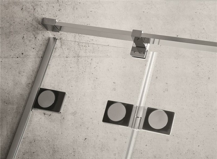 Radaway душевая дверь kdj 80 профиль хром стекло прозрачное, Euphoria - 383812-01R