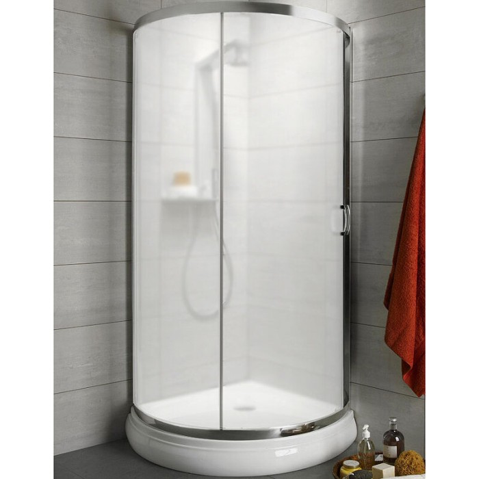 Radaway душевой уголок 90x90 профиль хром стекло матовое, Premium Plus - 30473-01-02N