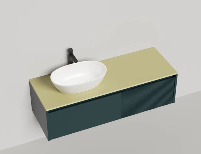 Salini подвесная тумба 1400, domino, 27d214 цвет: коричневый