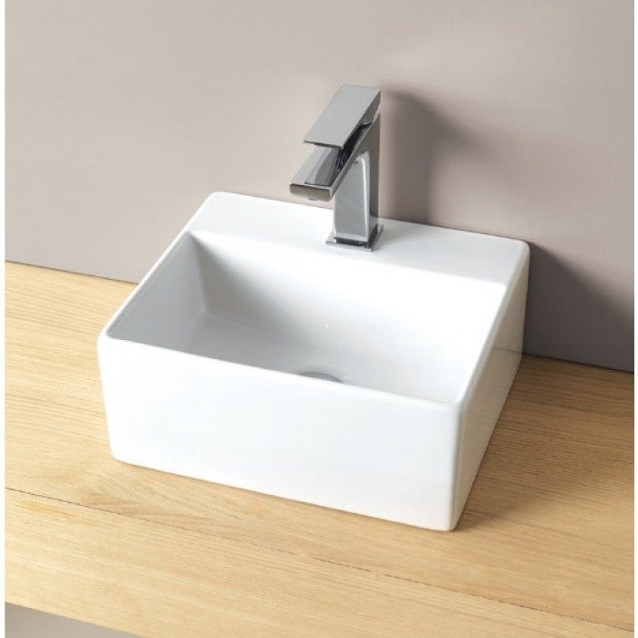 ArtCeram раковина для ванной комнаты, qul006 01 00 quadro mini цвет: белый глянцевый