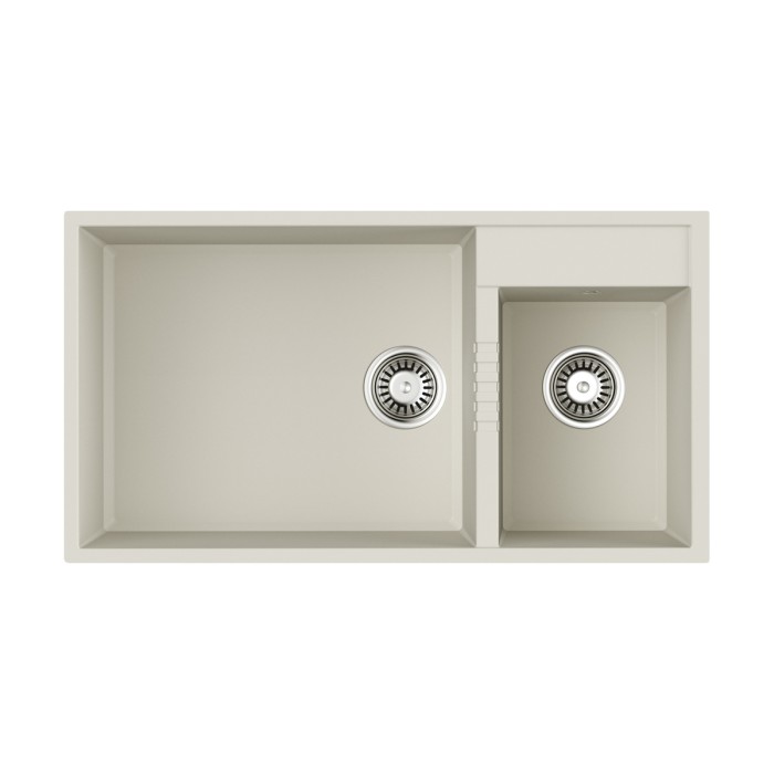 Omoikiri кухонная мойка Tedori 85-2-U, платина арт. 4993947
