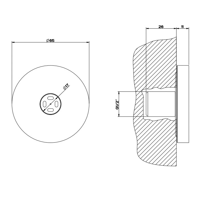 Gessi Форсунка боковая, с распылителем, Body Jets, 32977#707 цвет: black metal brushed pvd
