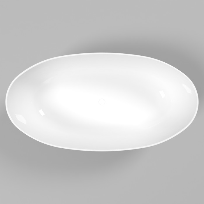 Отдельностоящая ванна 170x87, Whitecross Diamond, белый глянец арт. 0201.170087.100