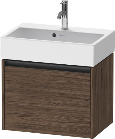 Duravit тумба подвесная под раковину 390 мм х 584 мм х 440 мм, ketho.2, k25073021210000 цвет: орех темный