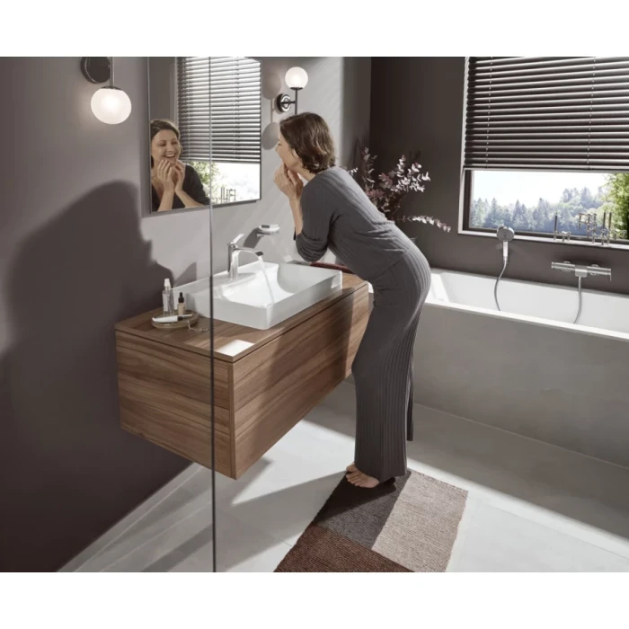 Hansgrohe смеситель для раковины с донным клапаном, Vivenis, хром арт. 75010000