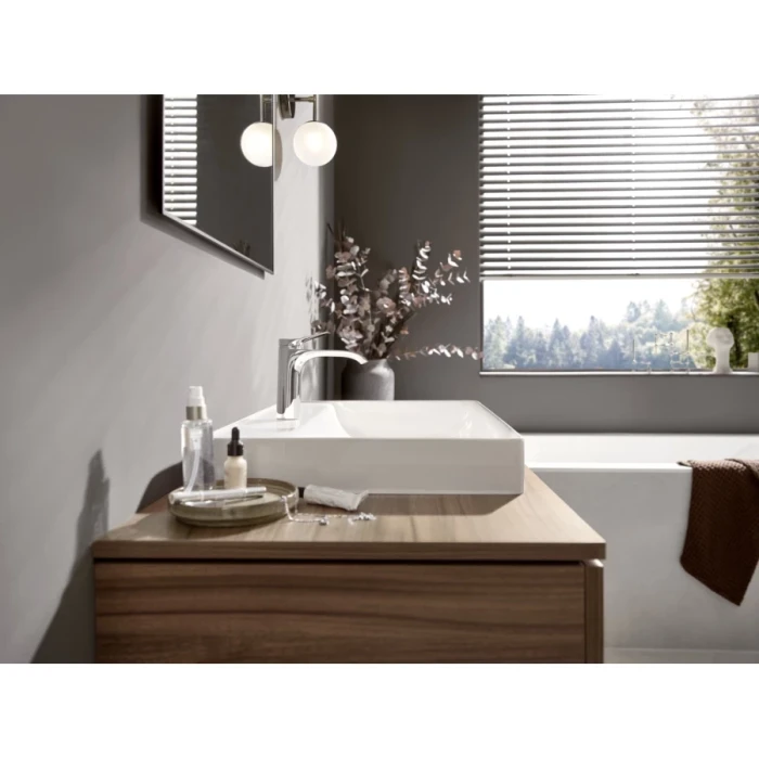 Hansgrohe смеситель для раковины с донным клапаном, Vivenis, хром арт. 75010000