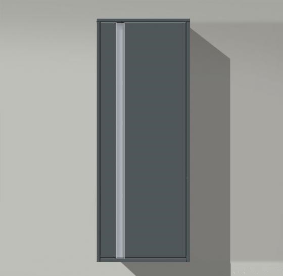 Duravit шкаф высокий правый, с тремя полками, ketho, 1267 r 49 цвет: графит матовый