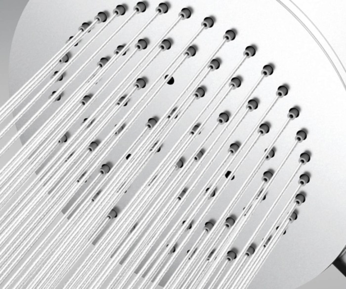 Bossini лейка для душа 1 режим, kira, хром арт. b00187.030