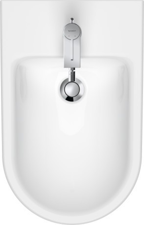 Duravit напольное биде 370 мм х 580 мм, c отверстием под смеситель, с переливом, с креплением, d-neo, 2295100000 цвет: белый