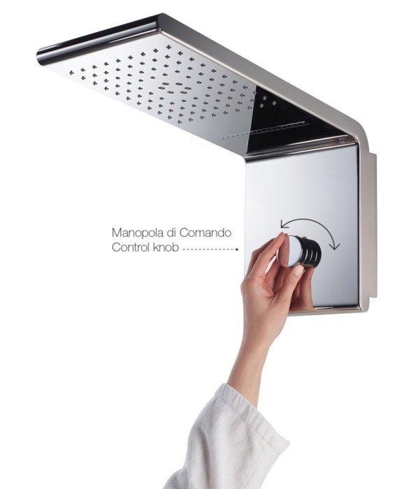 Bossini душевая панель neb, syncro, хром арт. i00590.030