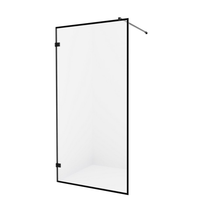 Душевое ограждение 100x200, New trendy Avexa black, черный арт. EXK-2051
