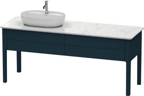 Duravit тумба напольная под столешницу, luv, lu9563l9898 цвет: темно-синий