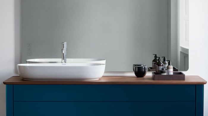 Duravit тумба напольная под столешницу, luv, lu9563l9898 цвет: темно-синий