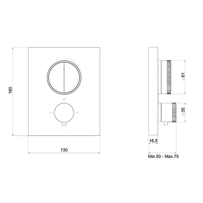 Almar смеситель для душа, core, e176682.cr цвет: хром